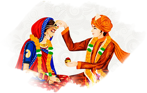 Hindu Wedding Ceremony Sindoor Application