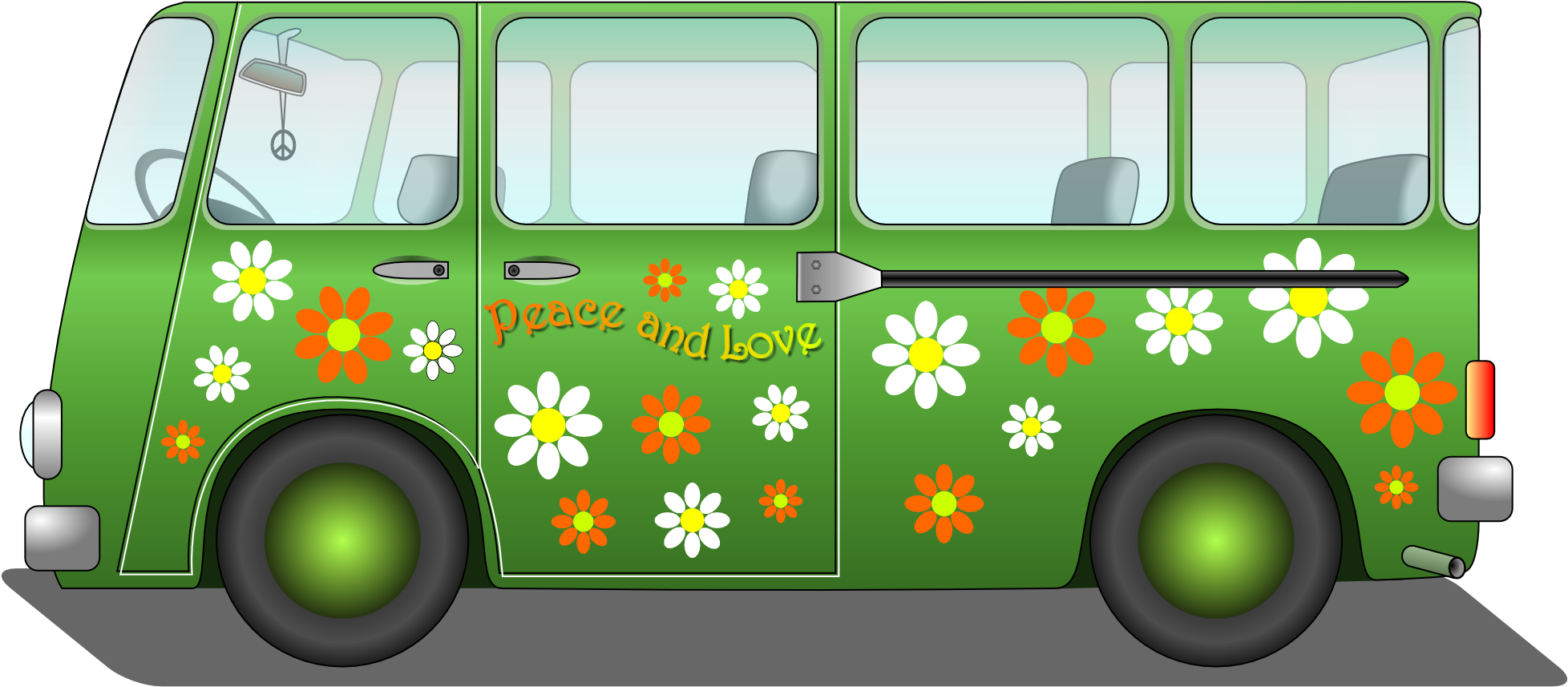 Hippie Van Peaceand Love