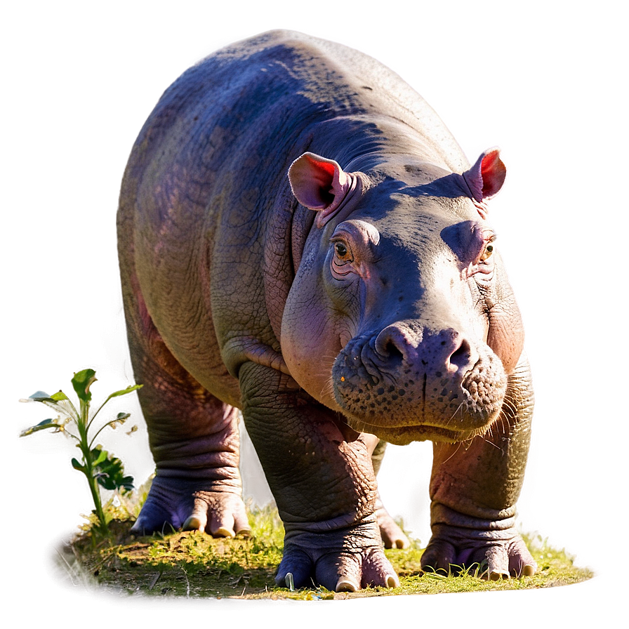 Hippo In Sunshine Png Jeo