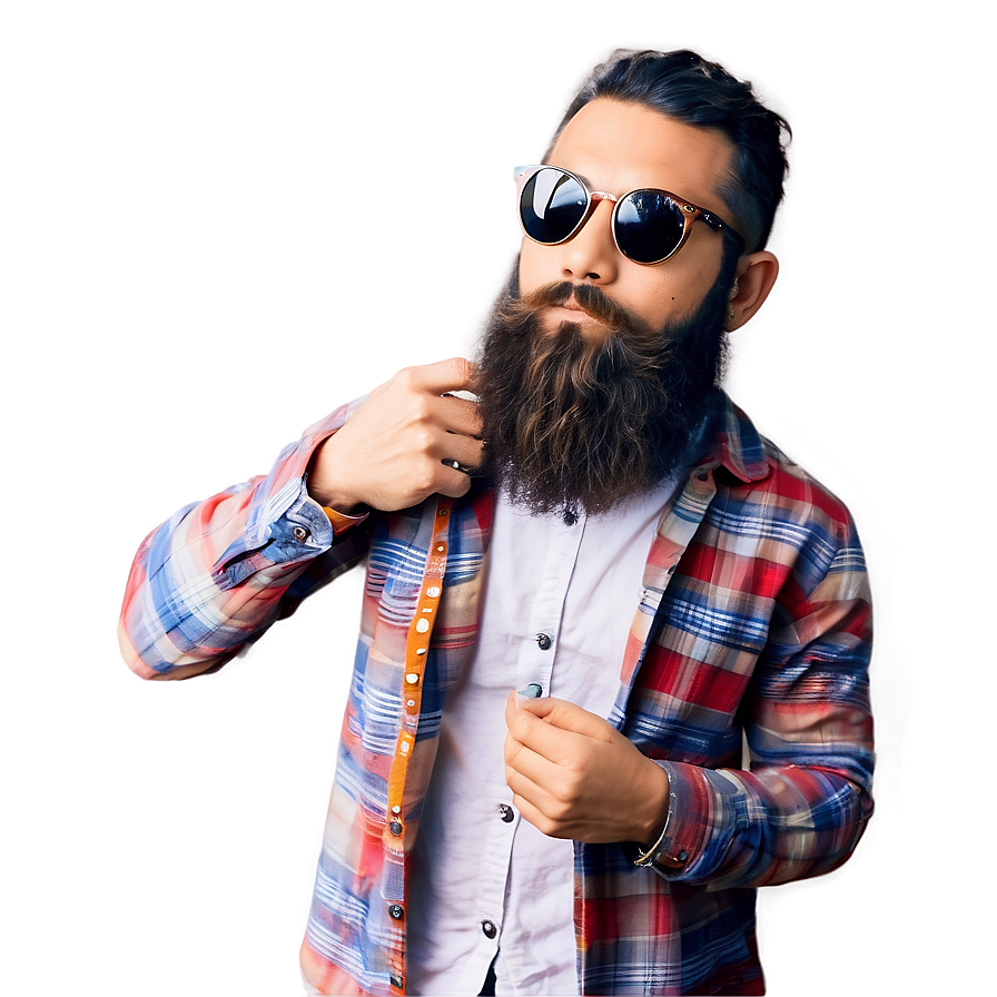 Hipster Beard Fashion Png Iao10