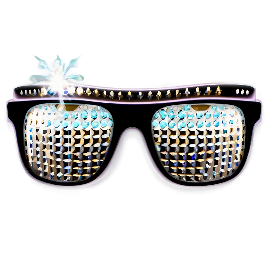 Hipster Bling Glasses Png 06202024