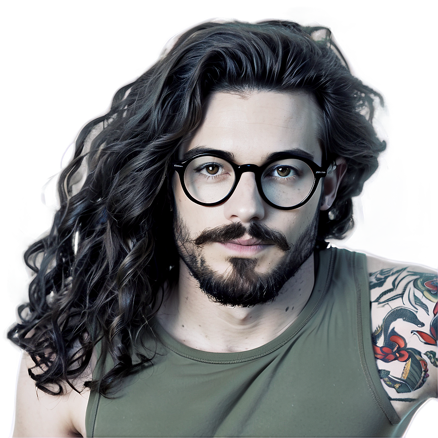 Hipster Hair Clipart Png 06282024