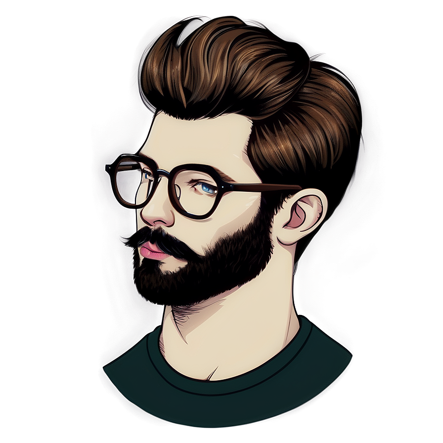 Hipster Hair Clipart Png Orr