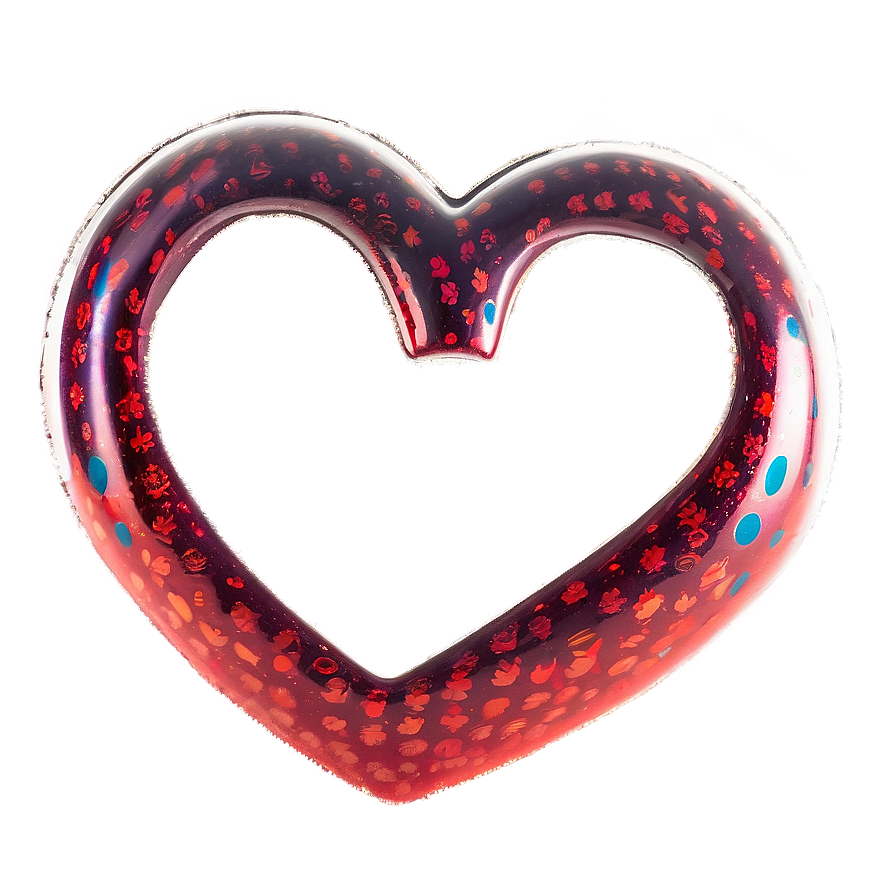 Hipster Red Heart Emoji Png 25