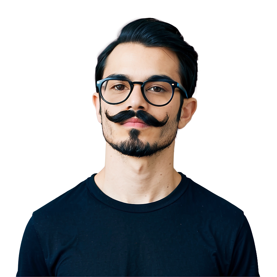 Hipster Thick Mustache Png 05042024