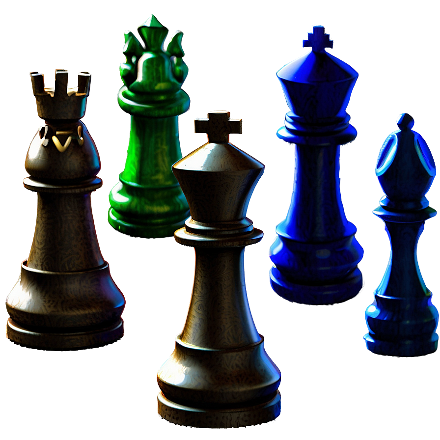 Historic Chess Pieces Collection Png 18