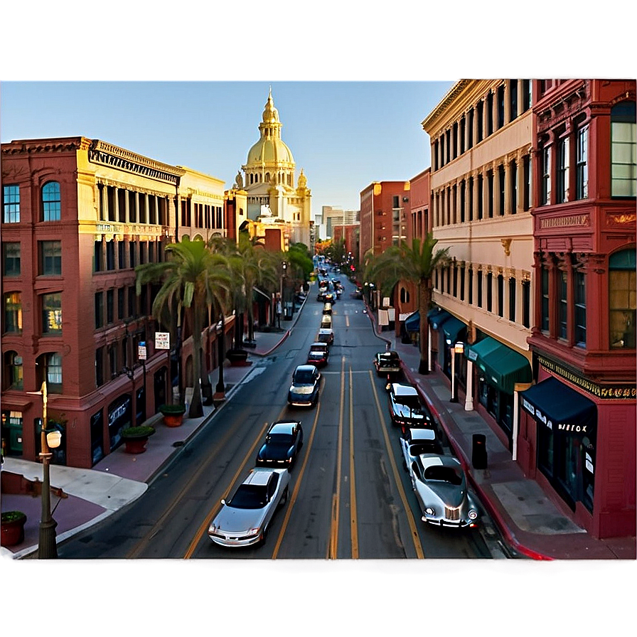 Historic Gaslamp Quarter San Diego Png Ltg