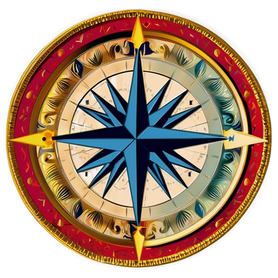 Historical Compass Rose Png 05252024