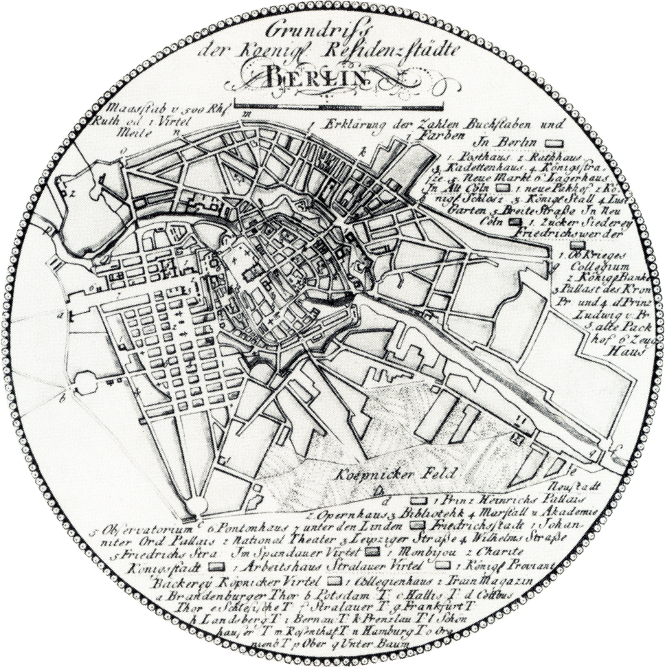 Historical Mapof Berlin Circle