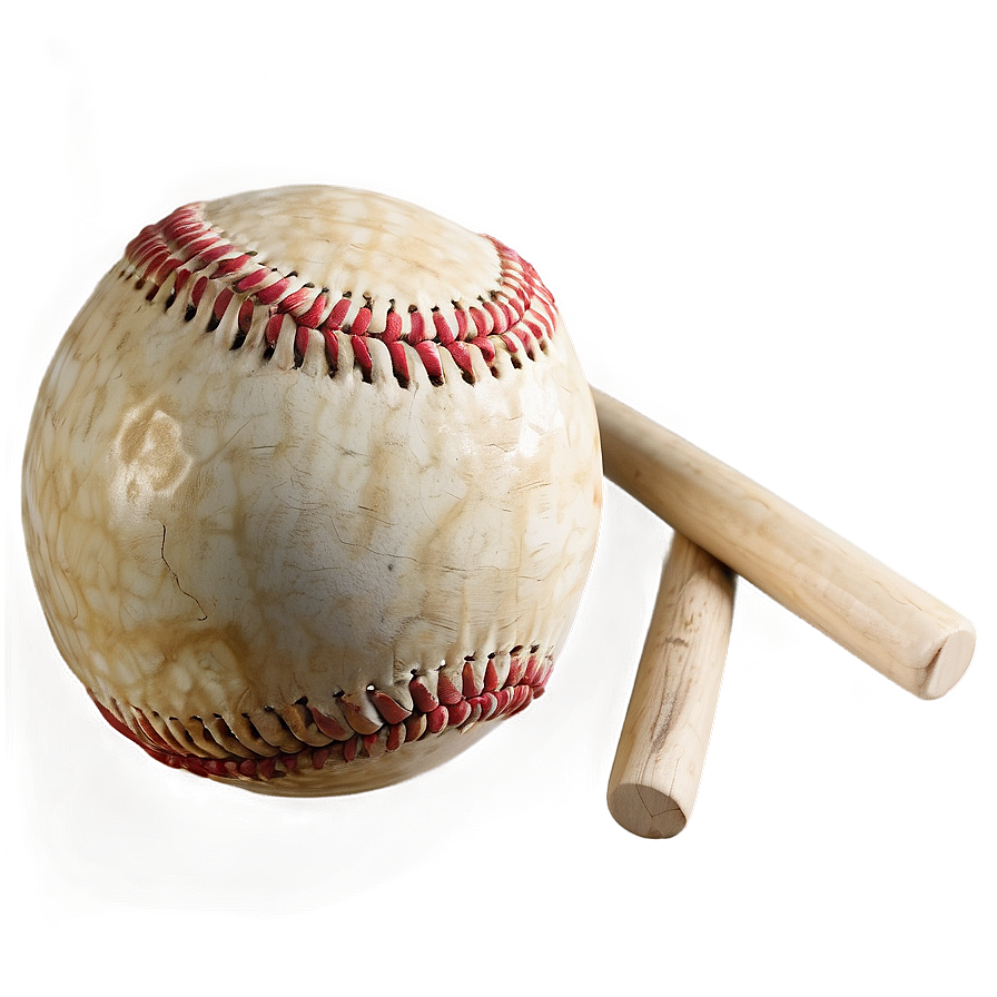 Historically Aged Baseball Png Edo