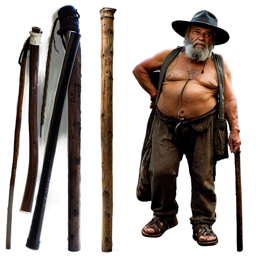 Hobo Walking Stick Png Tue