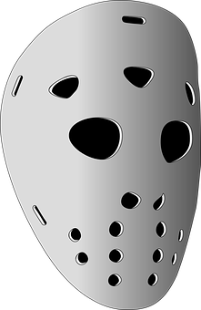 Hockey Goalie Mask Vector