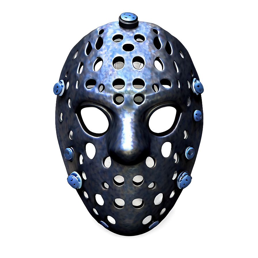 Hockey Mask With Cool Textures Png 06212024