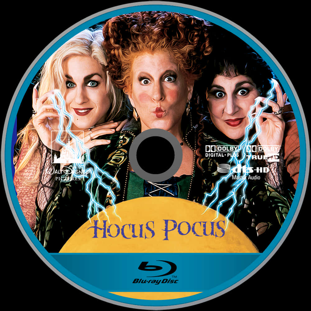 Hocus Pocus Bluray Disc Cover