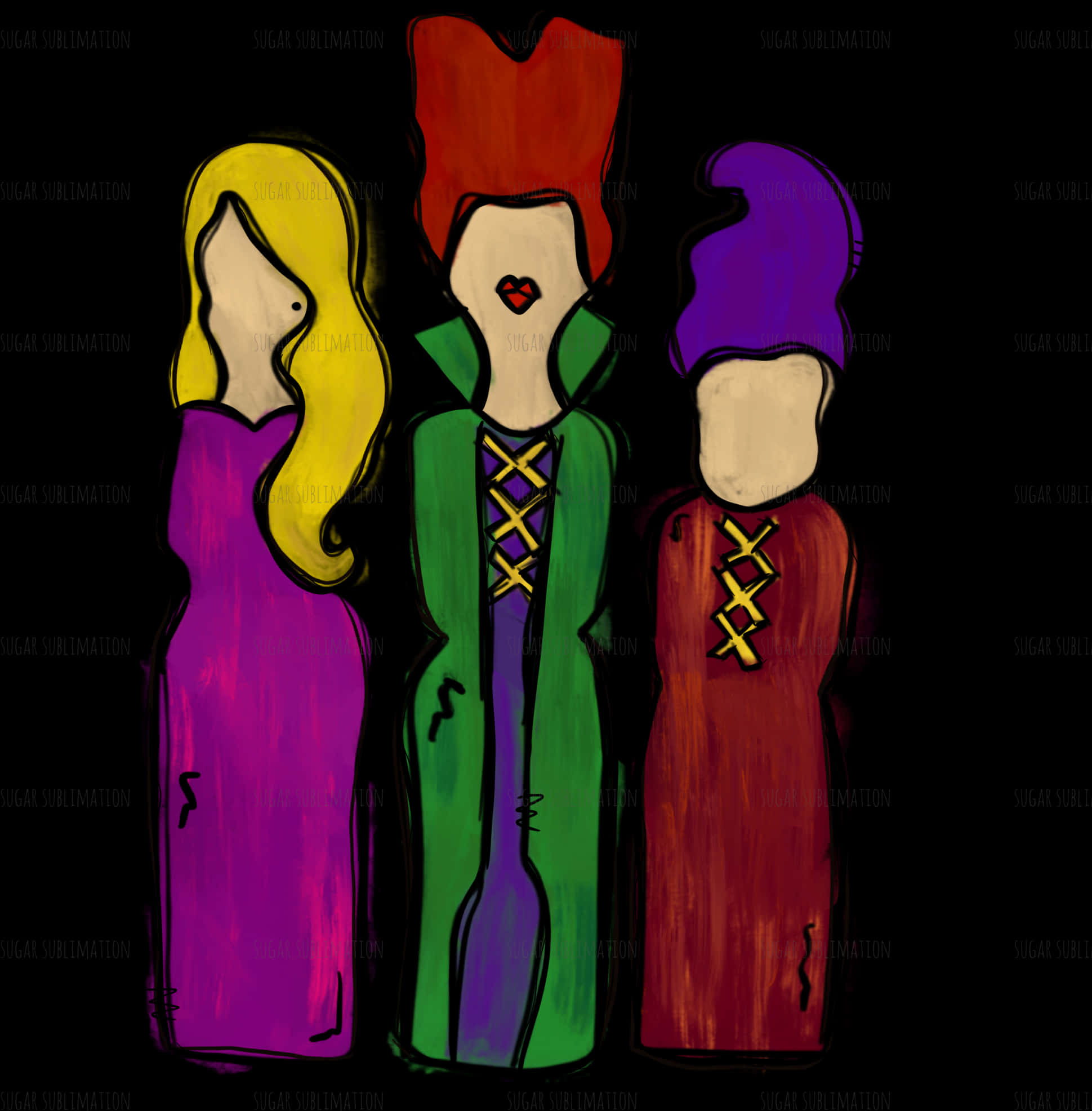 Hocus Pocus Sanderson Sisters Art