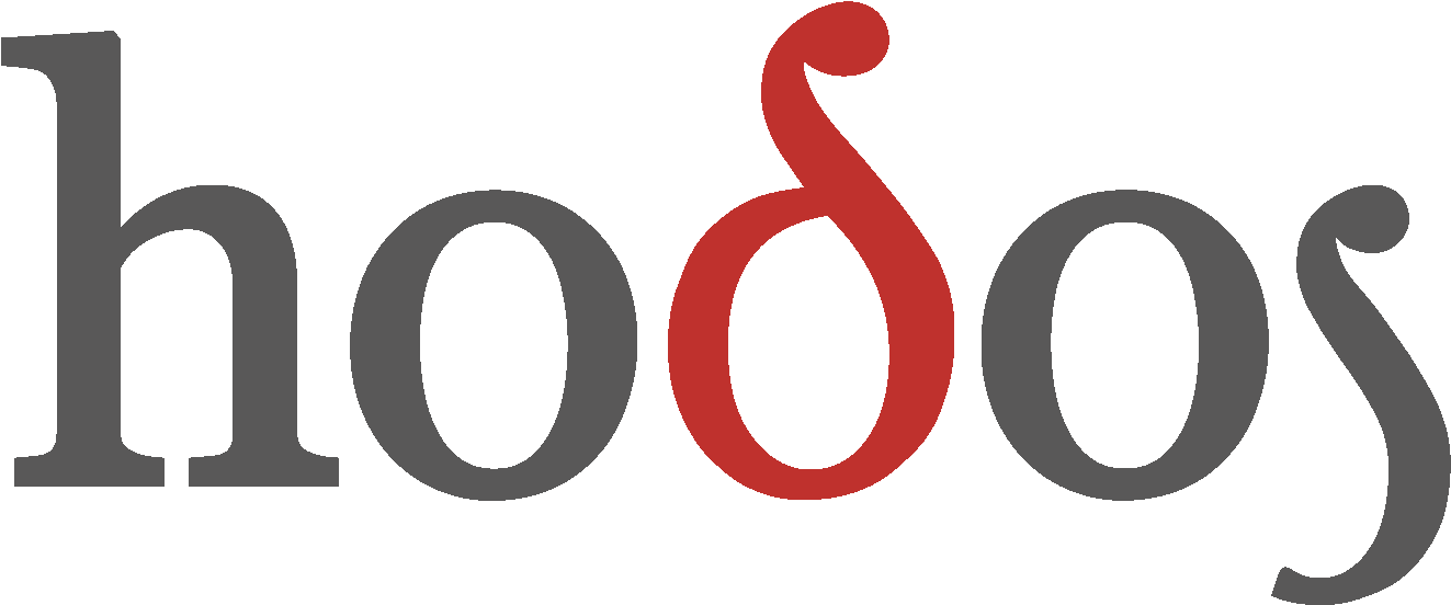 Hodos Logo Redand Gray