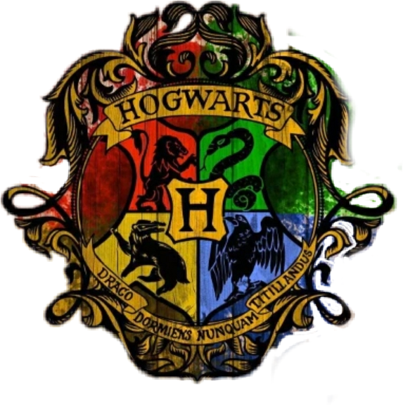 Hogwarts Crest Colorful Emblem