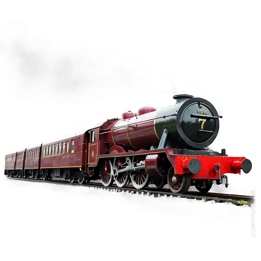 Hogwarts Express Misty Morning Png 06292024