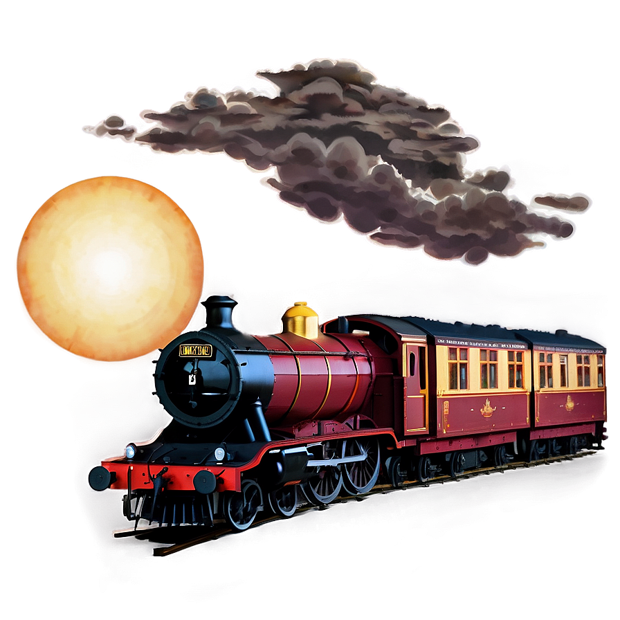 Hogwarts Express Sunset Png 95