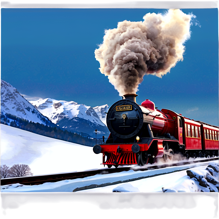 Hogwarts Express Winter Journey Png Afy