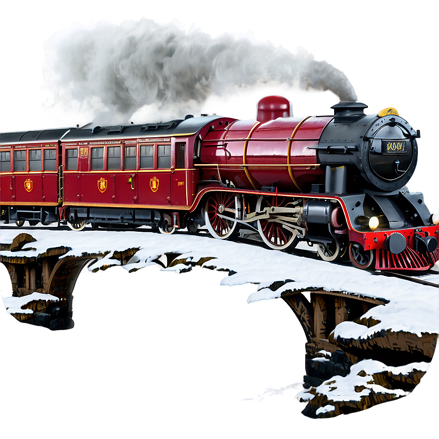 Hogwarts Express Winter Png 27