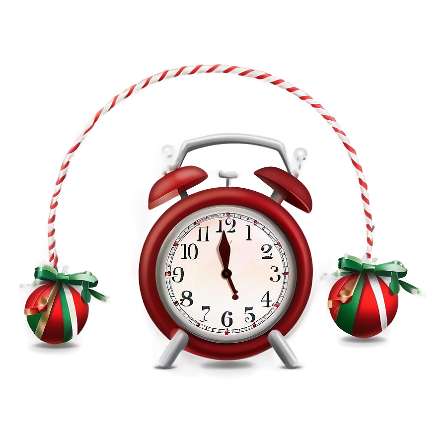 Holiday Clock Clipart Png Kgc