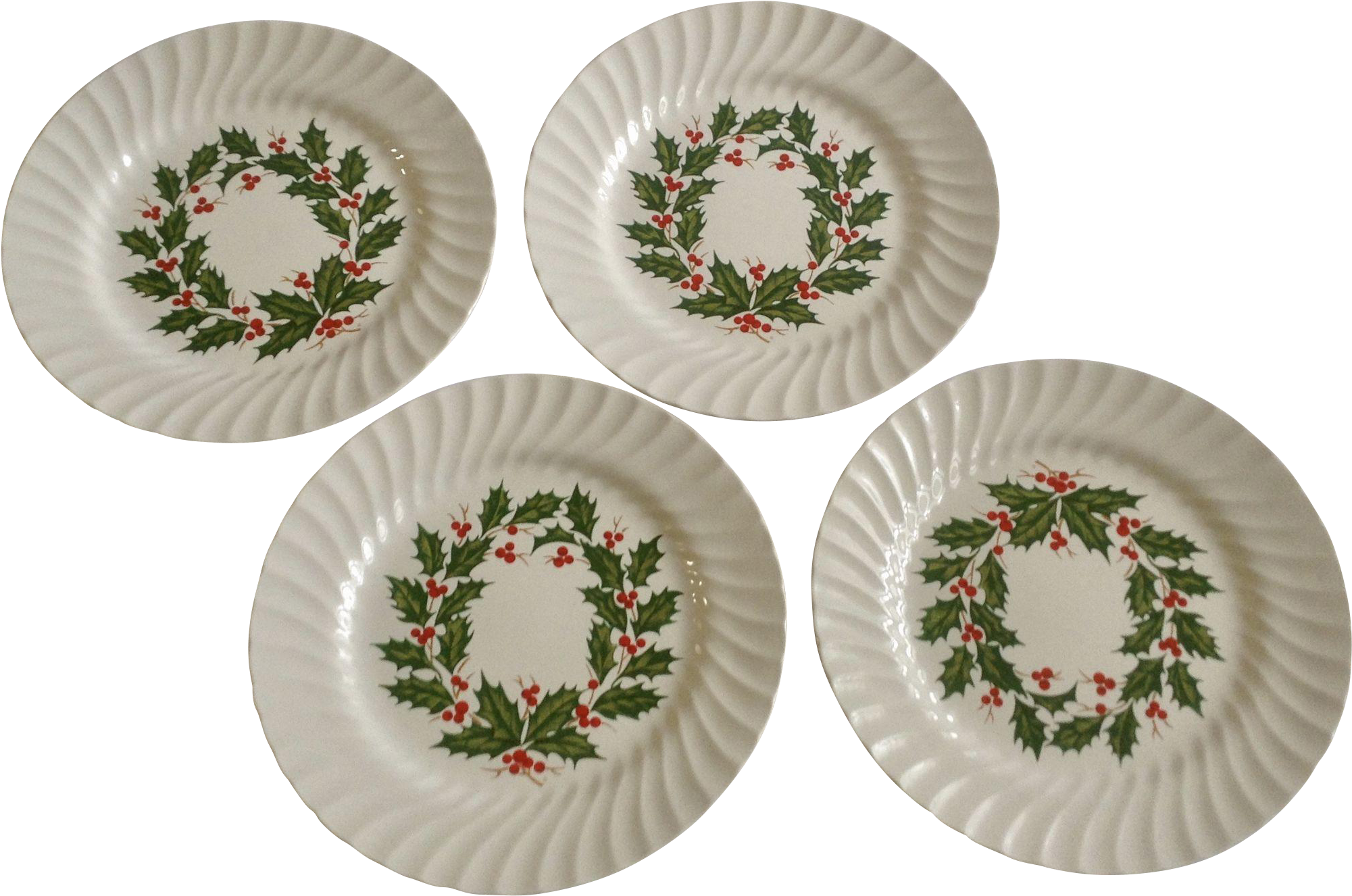 Holiday Dinner Plates Set