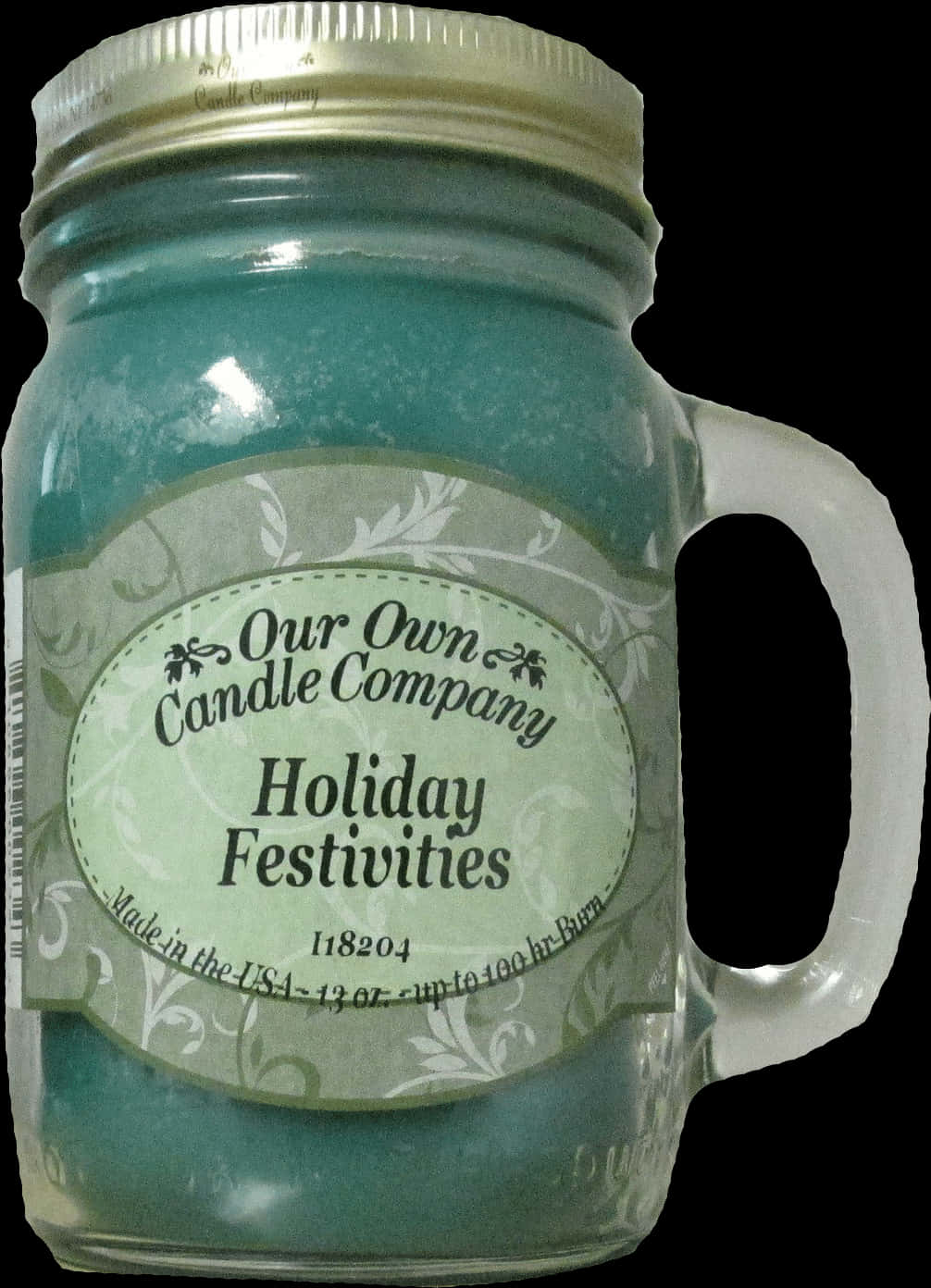 Holiday Festivities Candle Jar