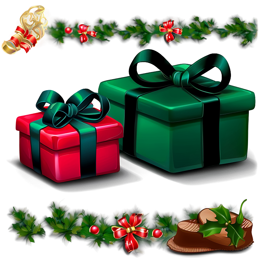 Holiday Gift Packages Png 05242024