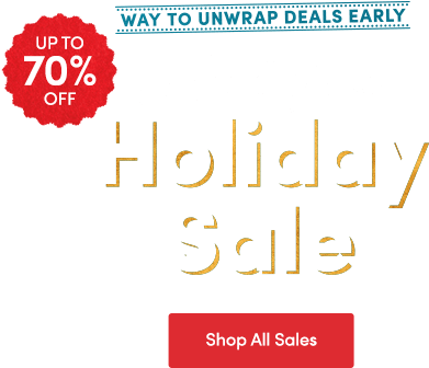 Holiday Sale70 Percent Off Promotion
