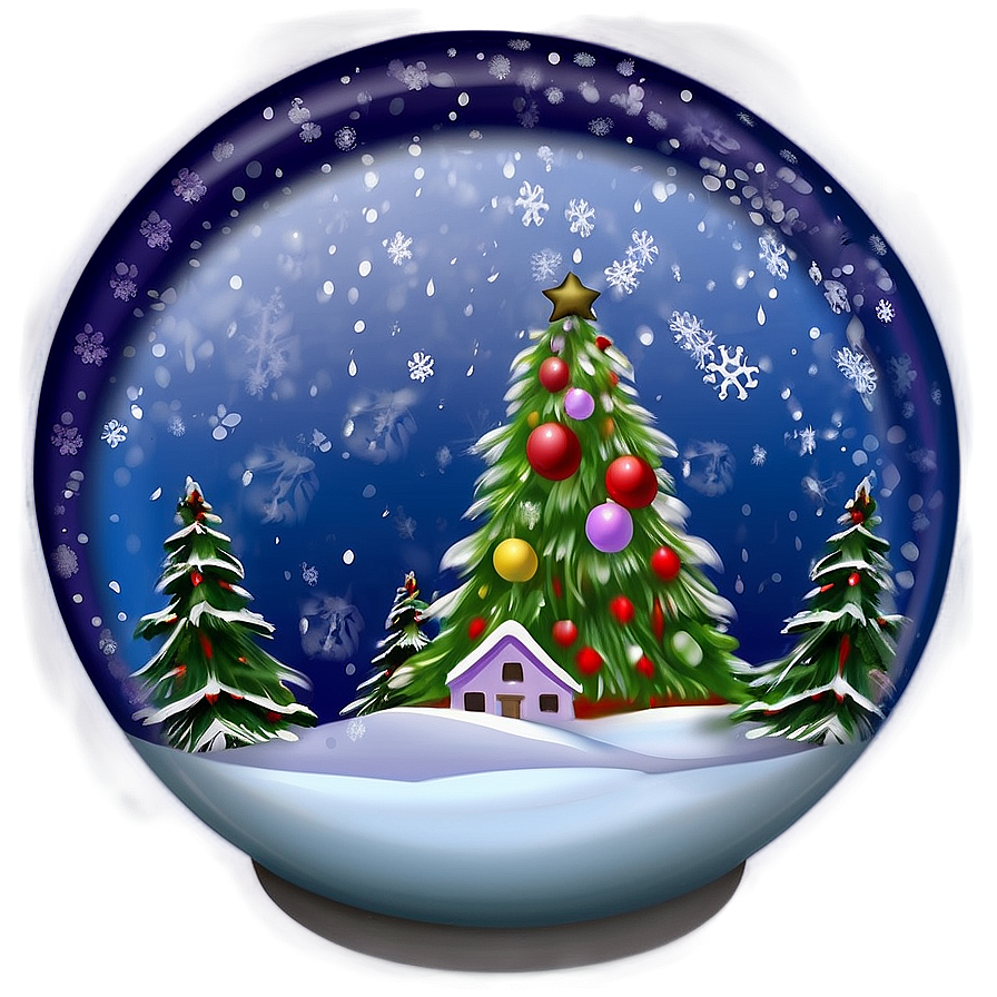 Holiday Snow Globe Png Wxs