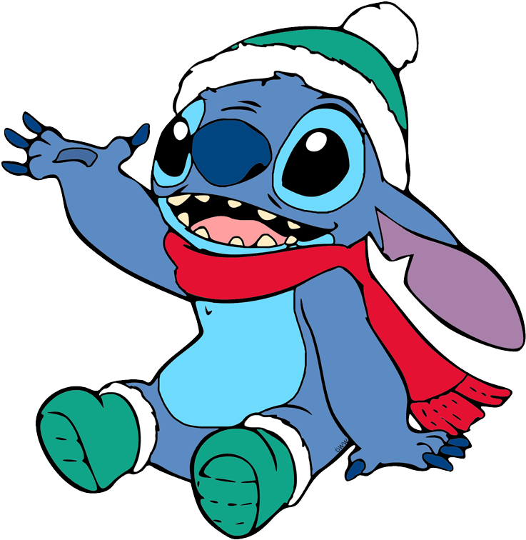 Holiday Stitch Cartoon