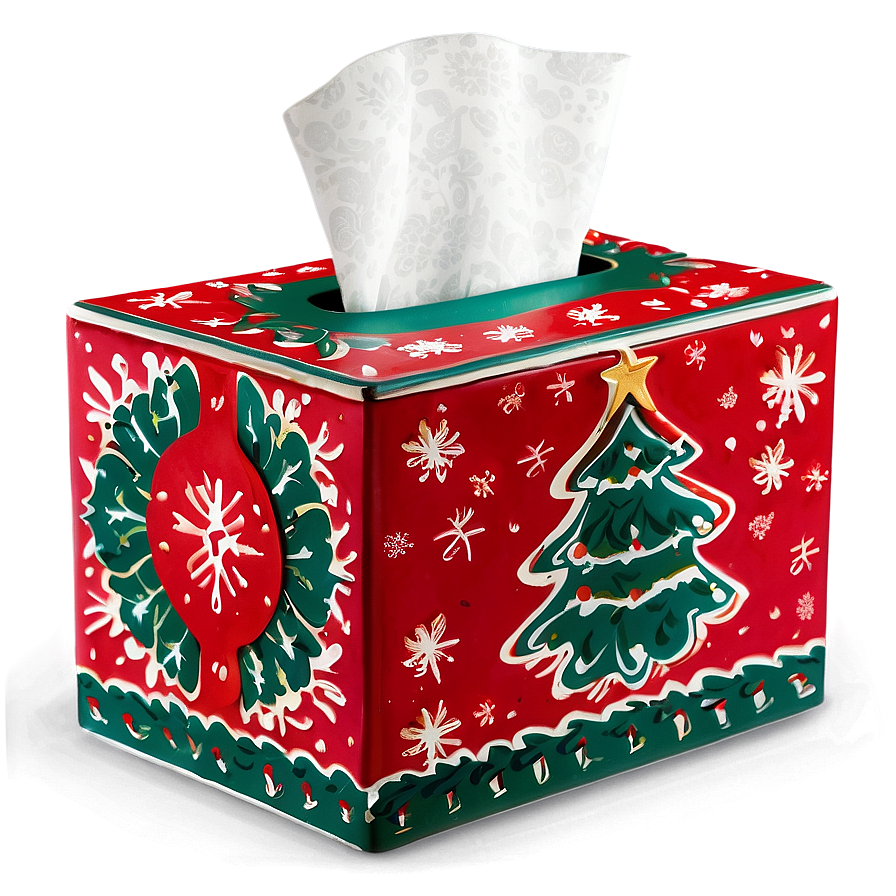 Holiday Tissue Box Png 06132024