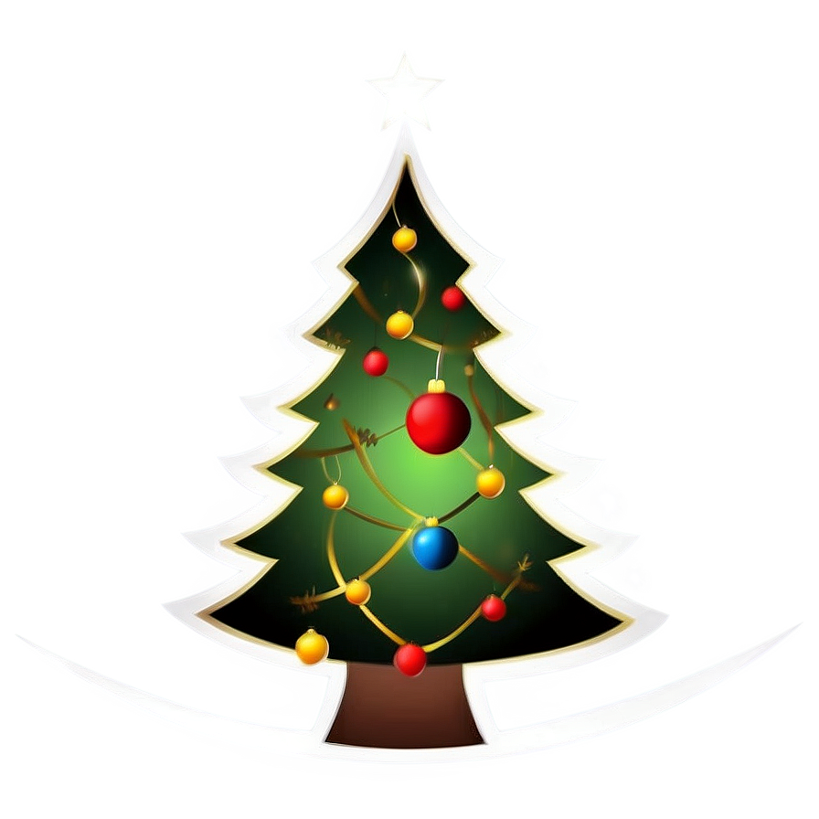 Holiday Tree Silhouette Png Psq