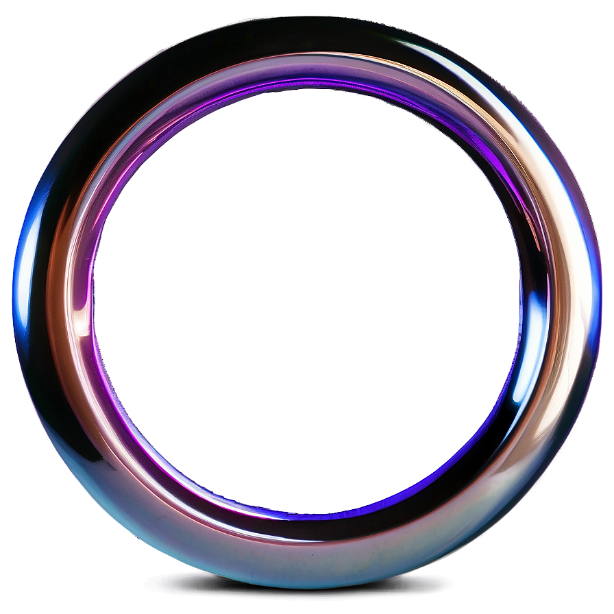 Hollow 3d Circle Icon Png Dbb