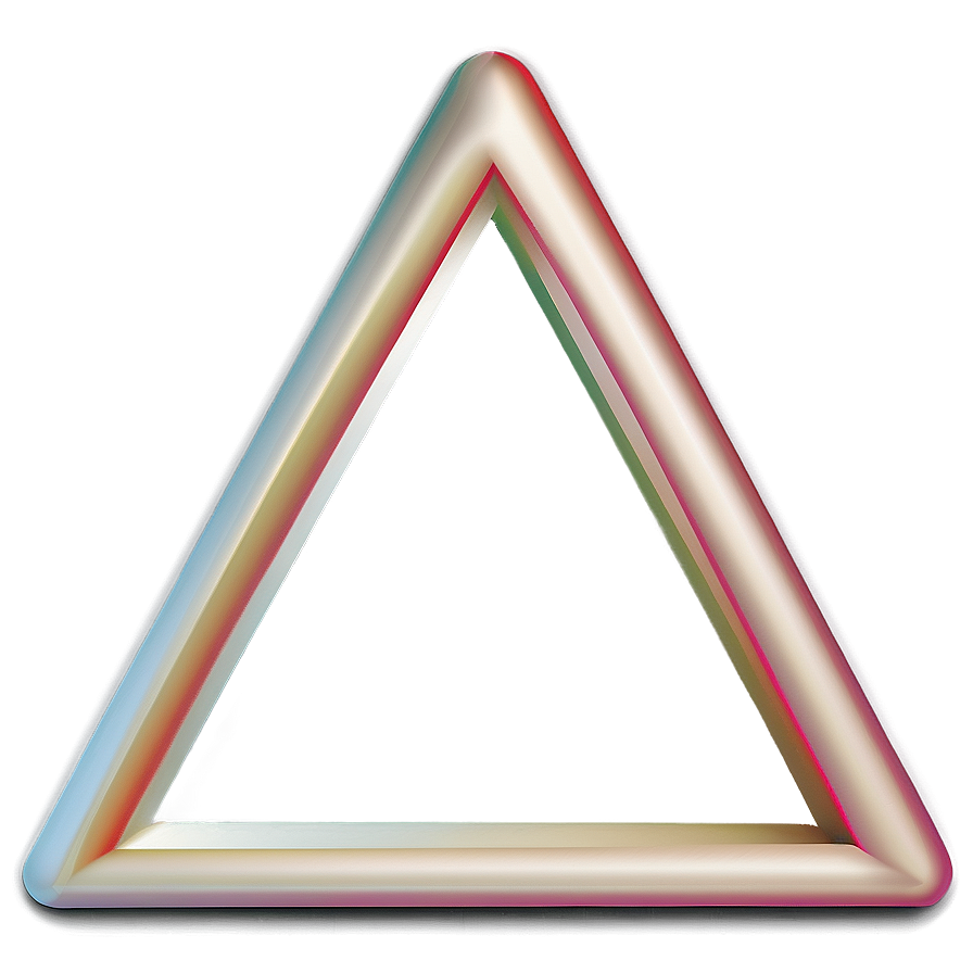 Hollow Triangle Outline Png Aix