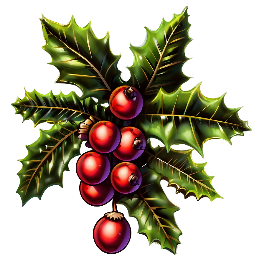 Holly Bunch Png Qgy