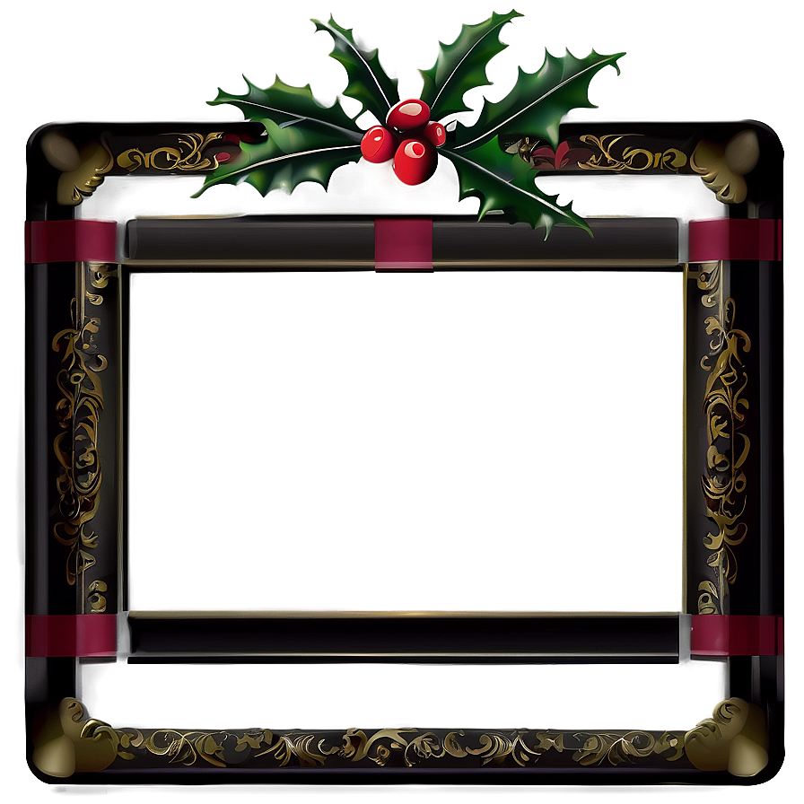 Holly Frame Png Pue61