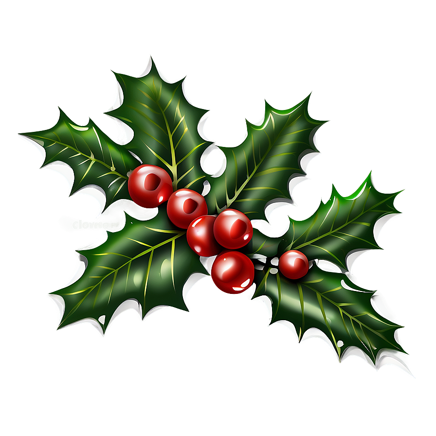 Holly Illustration Png 20