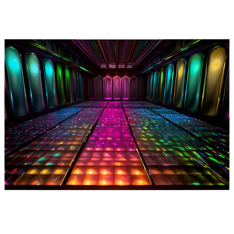 Holographic Dance Floor Png Iiv