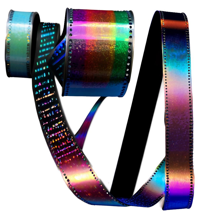 Holographic Ribbon Shine Png 06242024