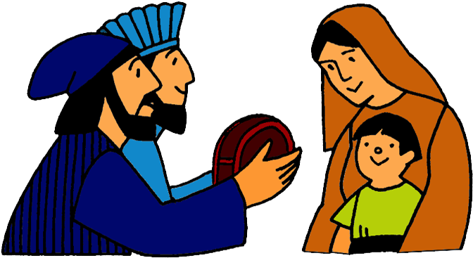 Holy_ Family_and_ Gift_ Bible_ Clipart