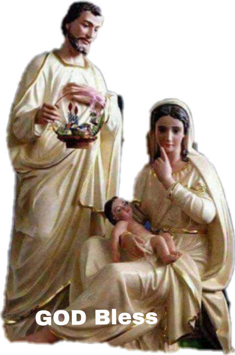 Holy Family Blessing Statue