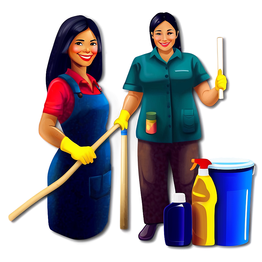 Home Cleaner Woman Png 06292024