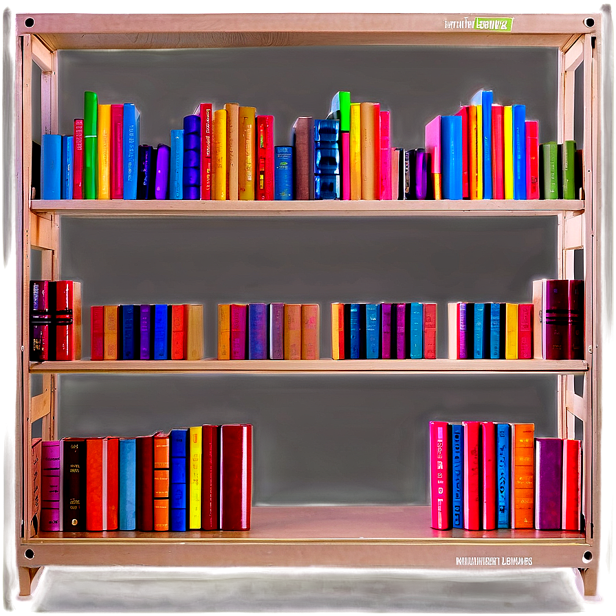 Home Library Shelf Books Png Akr43