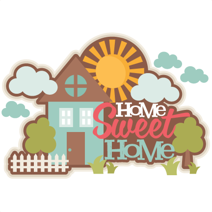 Home Sweet Home Sticker Design