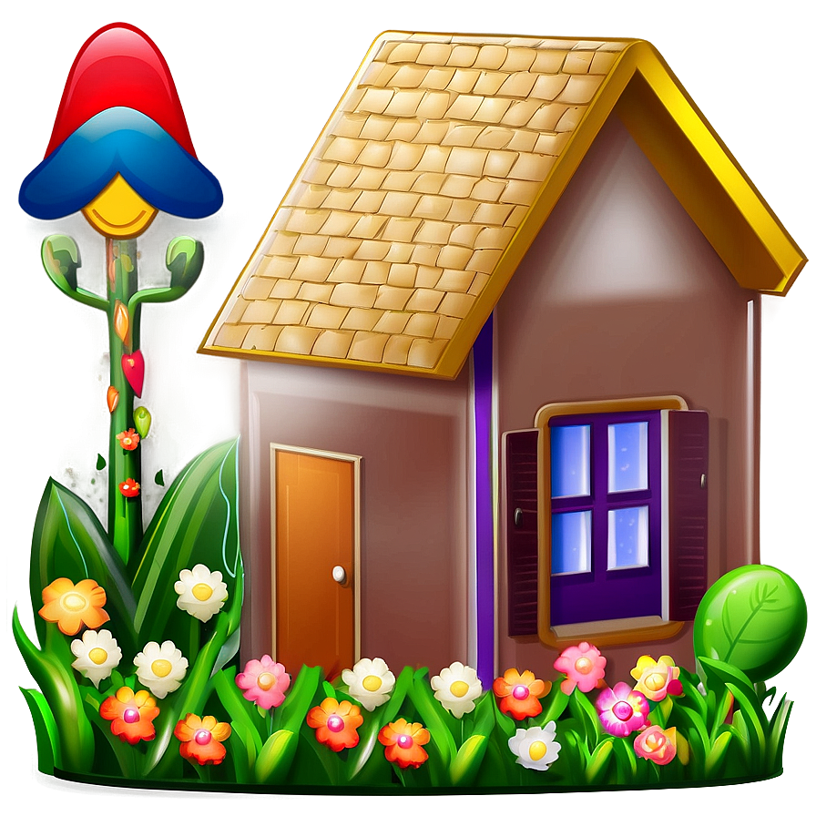 Home With Garden Icon Png Qhf63
