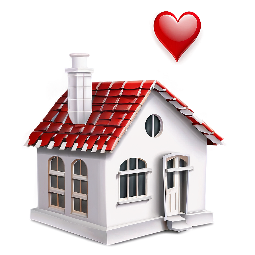 Home With Heart Icon Png Bkf