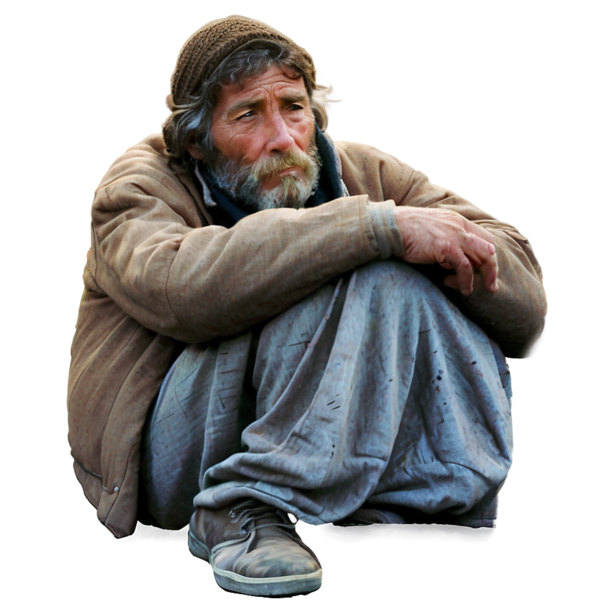 Homeless Man Drawing Png 80