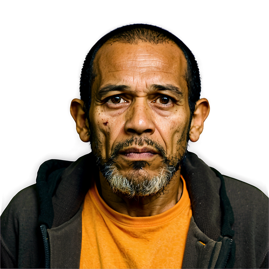 Homeless Man Portrait Png Hyh